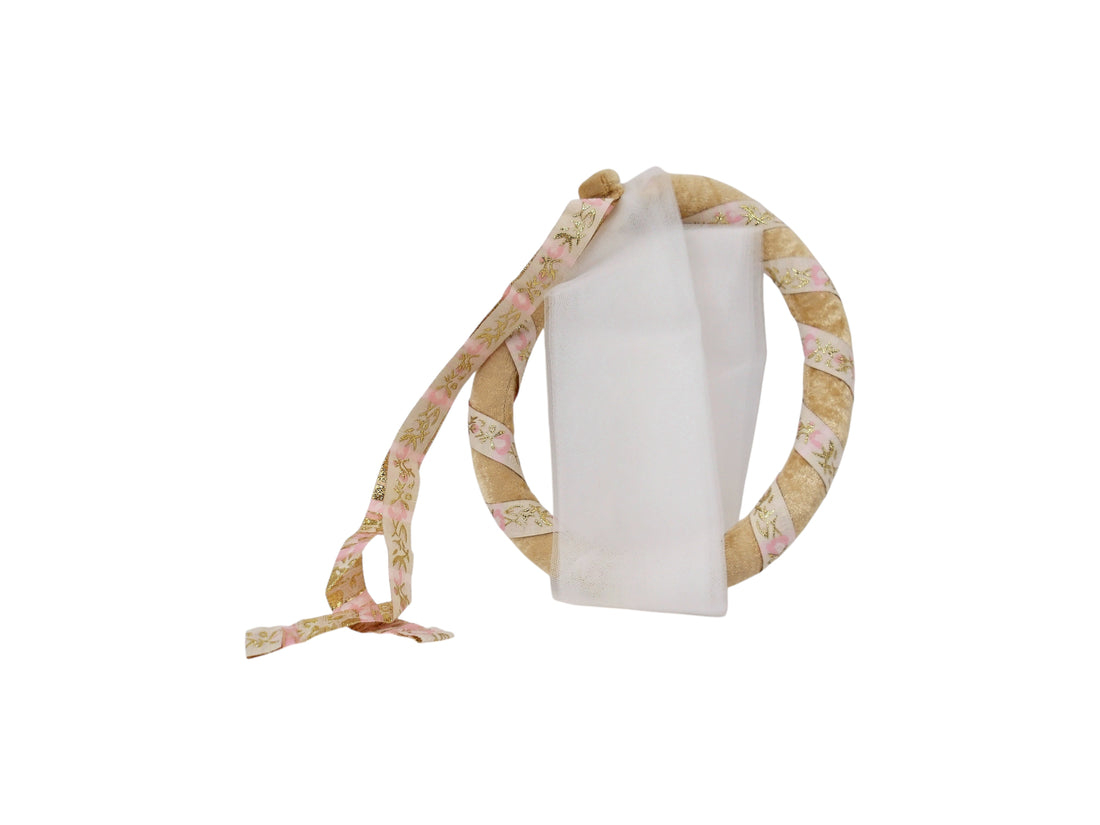 Déguisement - Coiffe médiévale Isabella - Dorée