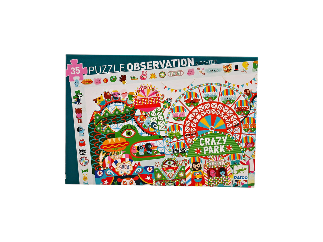 Puzzle observation - 35 pièces- Crazy park