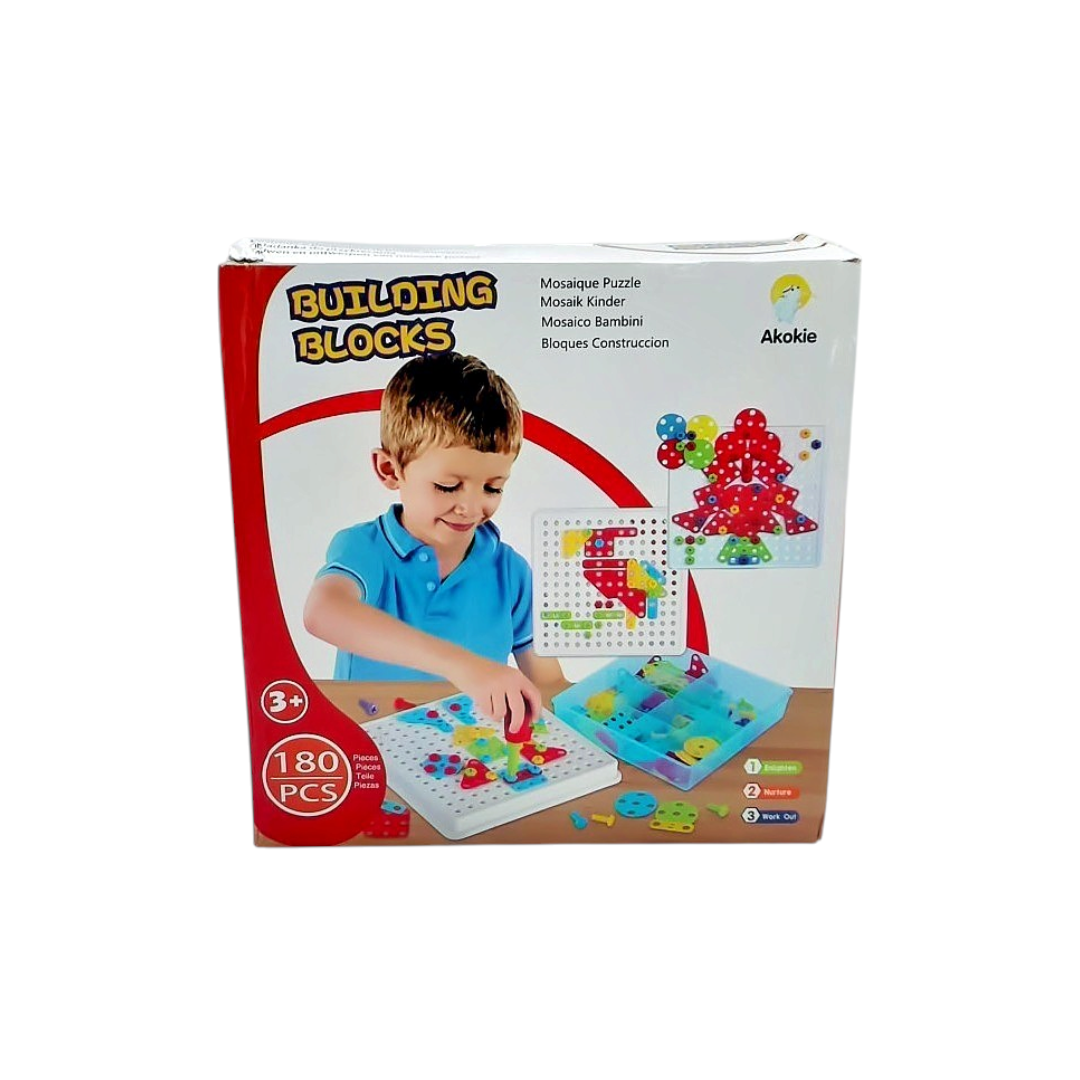 Mosaïque créative - Building blocks - x180 pièces