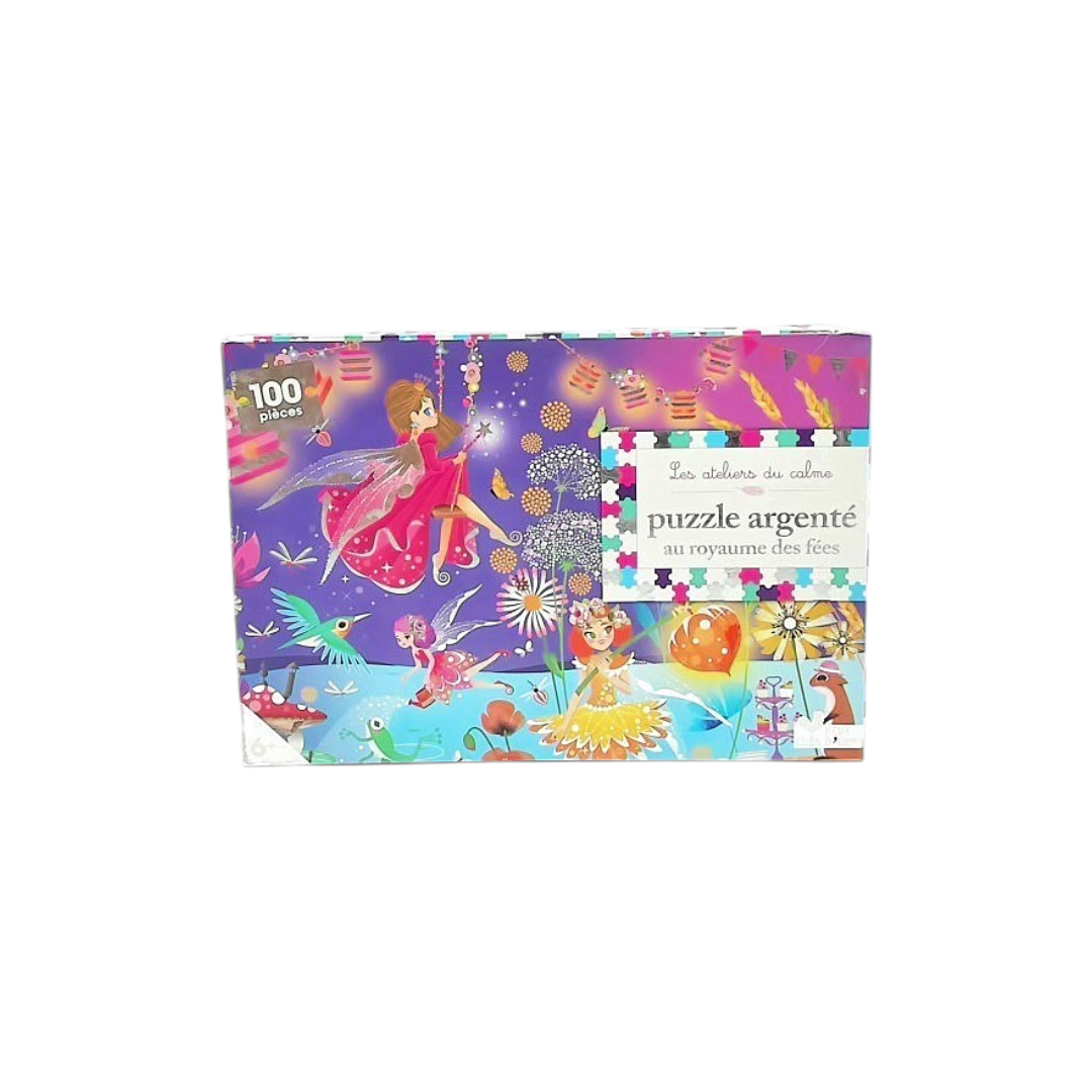 Puzzle argenté au royaume des fées - 100 pièces