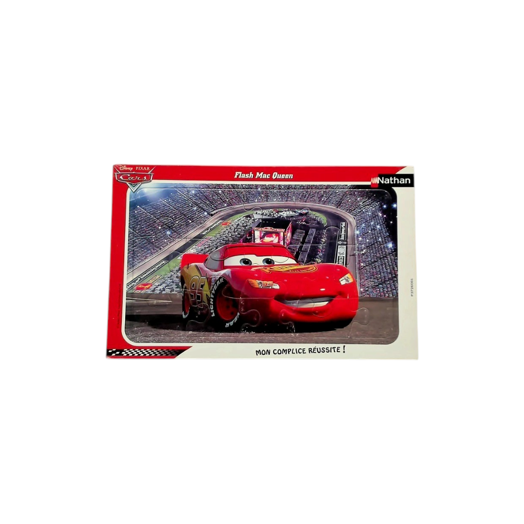 Puzzle cadre - Cars Flash McQueen - 15 pièces