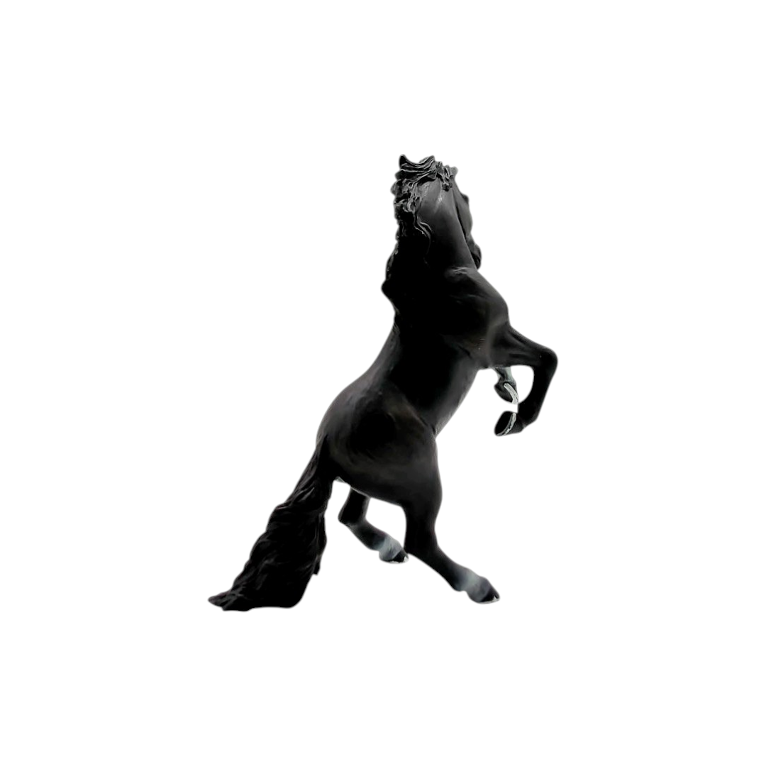 Figurine - Cheval noir cabré - 51522