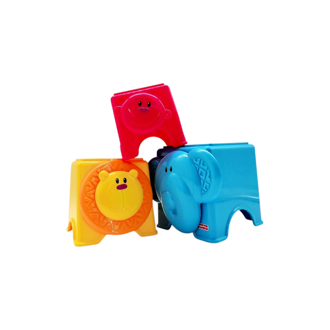 Cubes empile et découvre - Animaux savane