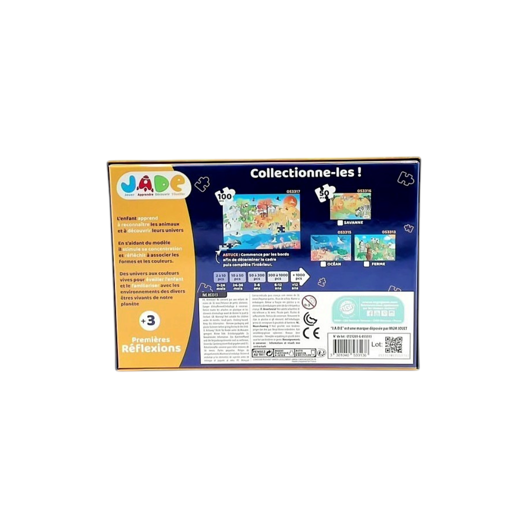 Puzzle - La ferme  - 50 pièces