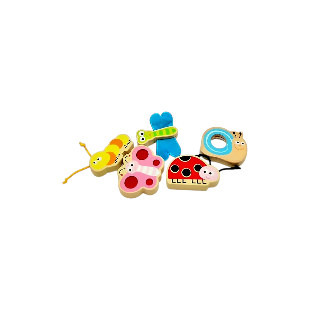 Puzzle en bois - Les insectes - 5 pièces