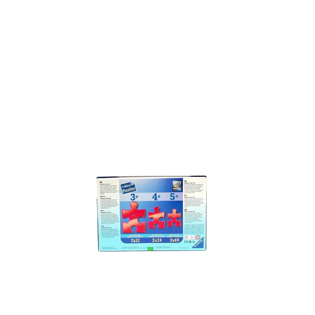 Puzzle - Apprivoiser les Dragons  3x49 pièces