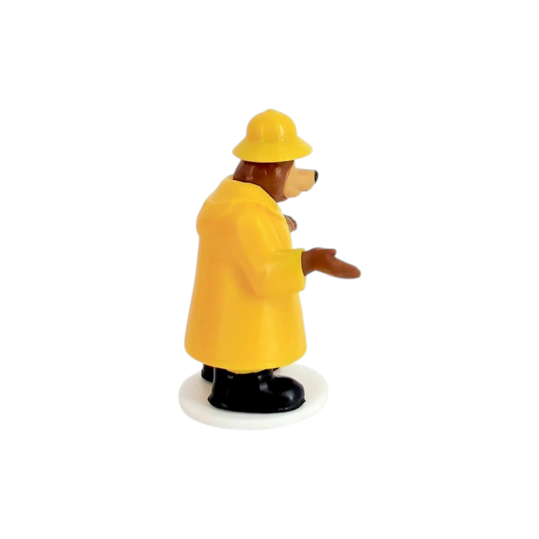 Figurine - Masha et Michka - Michka avec imperméable jaune