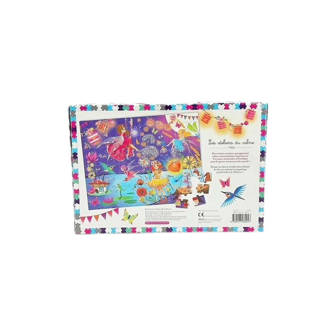 Puzzle argenté au royaume des fées - 100 pièces