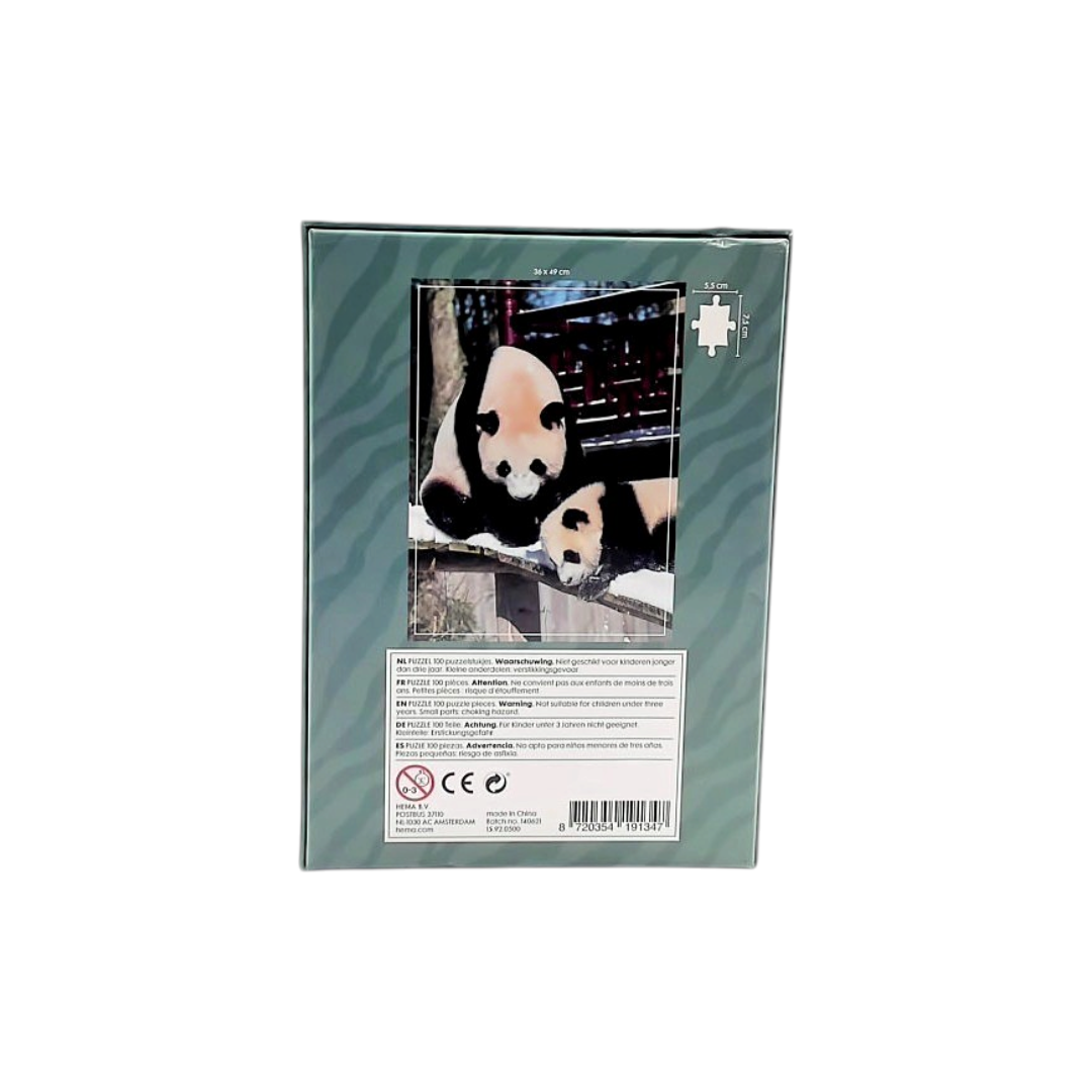 Puzzle - Panda - 100 pièces