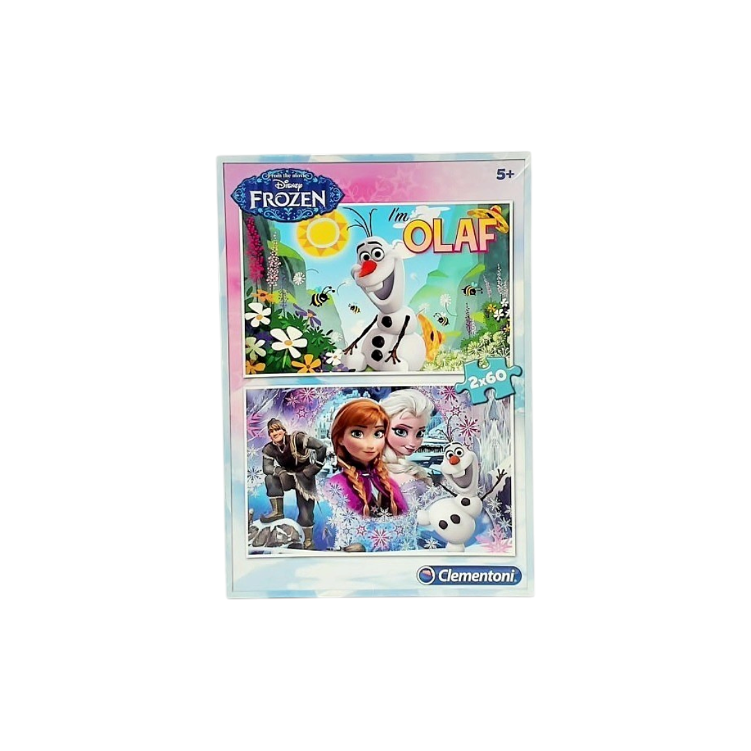 Puzzle - Frozen Olaf  - 2x60 pièces