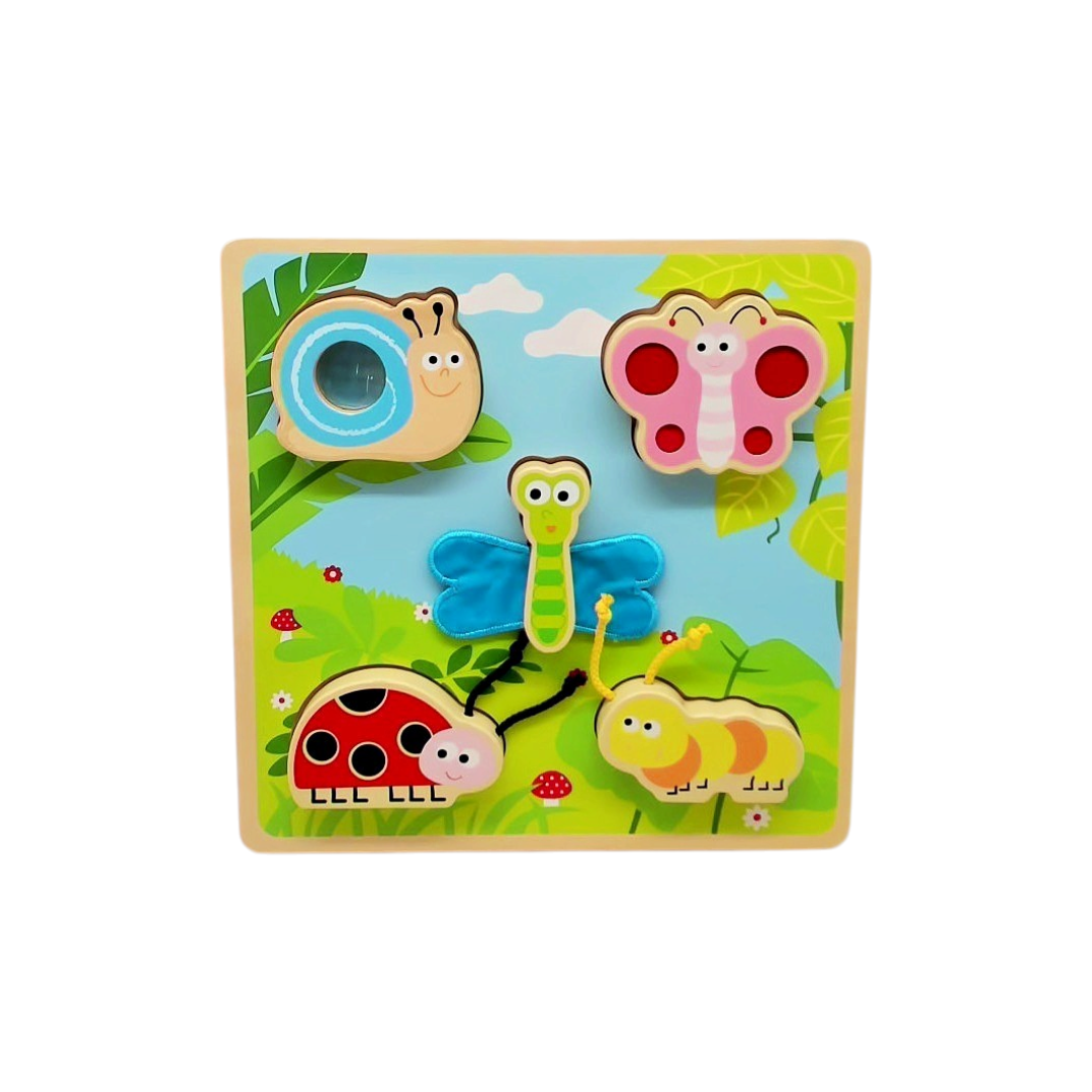 Puzzle en bois - Les insectes - 5 pièces