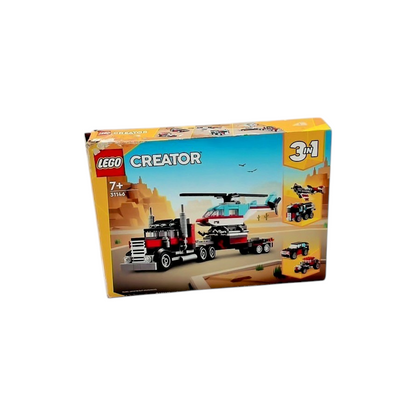 LEGO - Le camion plateau avec hélicoptère - 31146