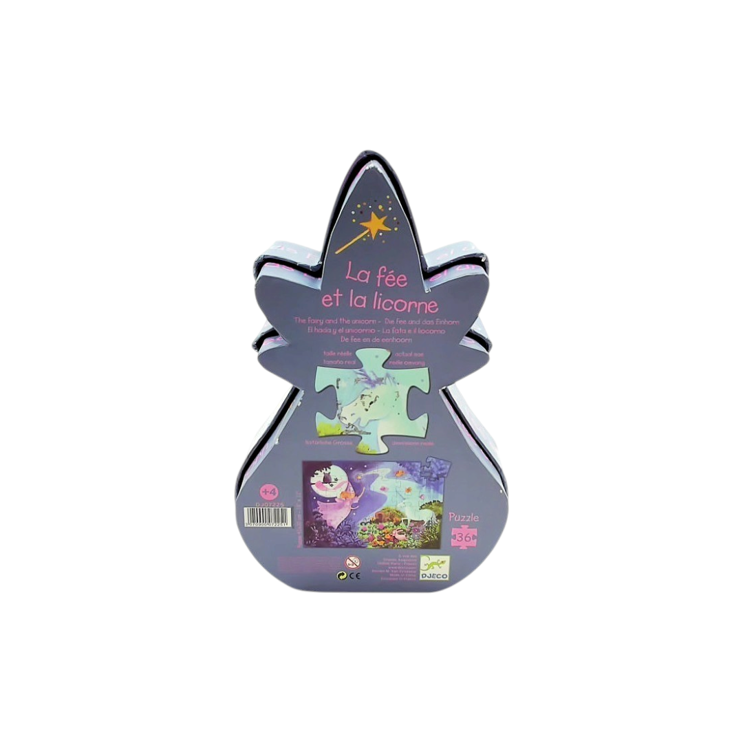Puzzle - La fée et la licorne - 36 pièces