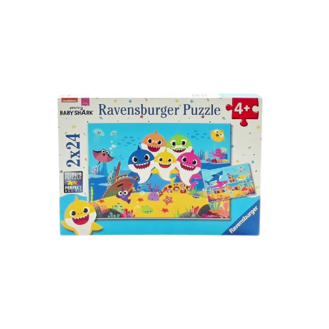 Puzzle - Baby Shark - 2x24 pièces