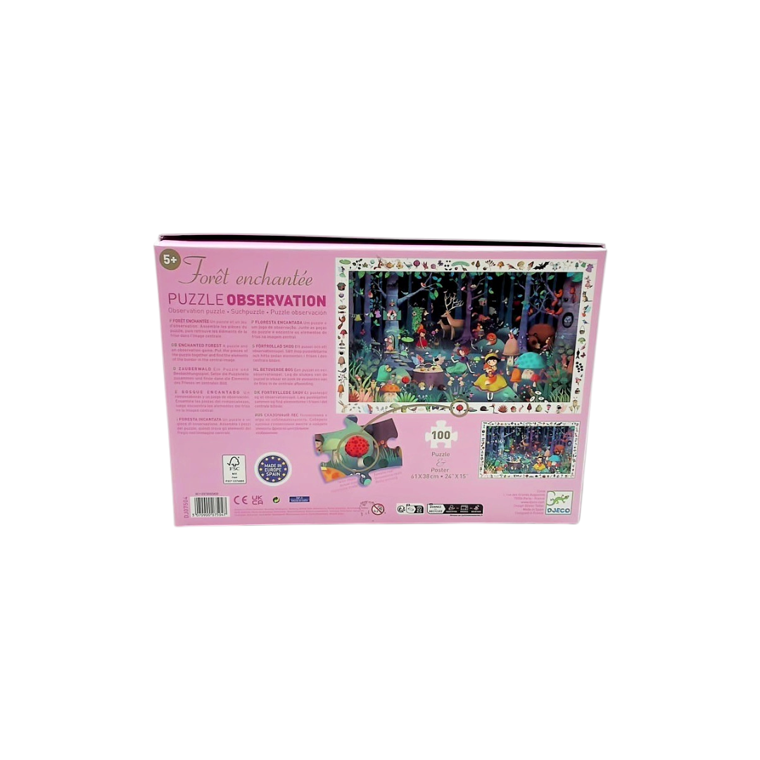 Puzzle Observation - Forêt enchantée - 100 pièces