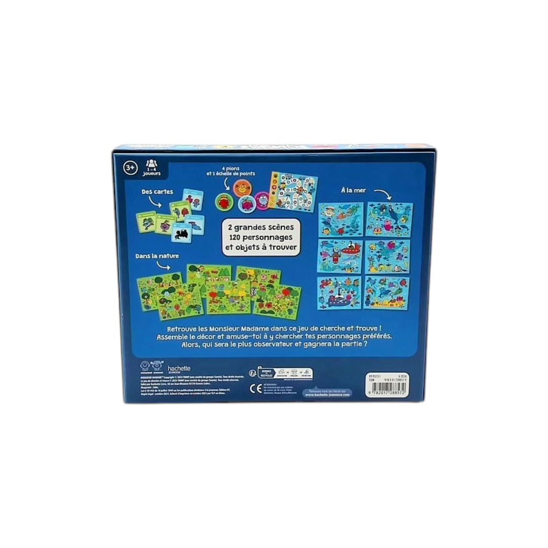 Monsieur Madame - Coffret jeu cherche et trouve