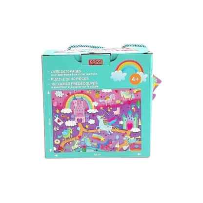 Puzzle -Q-box - Les licornes - 40 pièces
