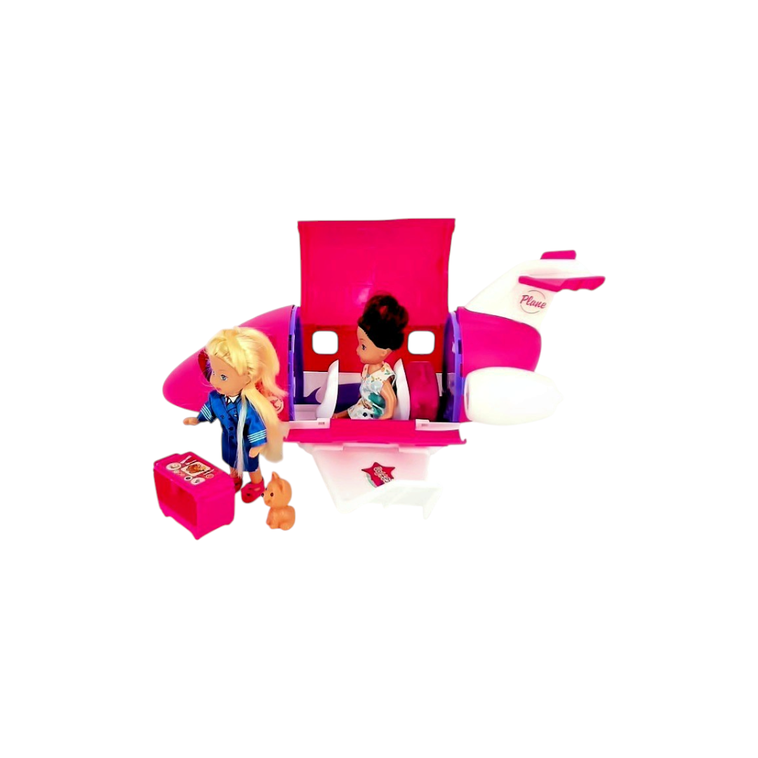 Poupée Lolly Kid et son avion