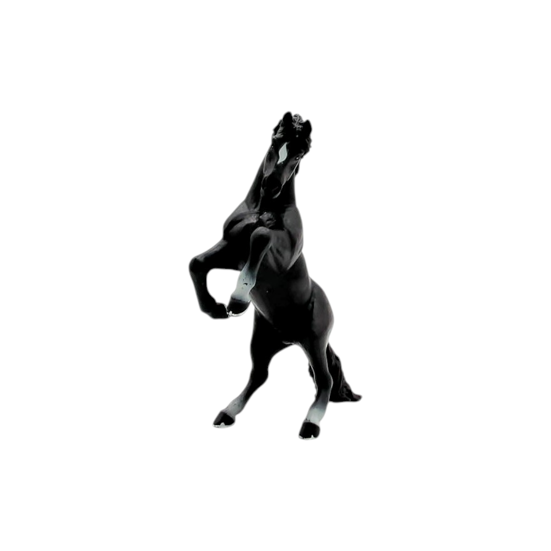 Figurine - Cheval noir cabré - 51522