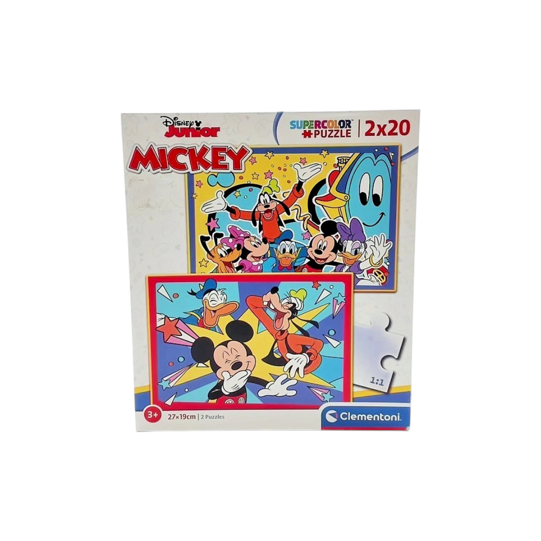 Puzzle - Mickey et ses amis - 2x20 pièces