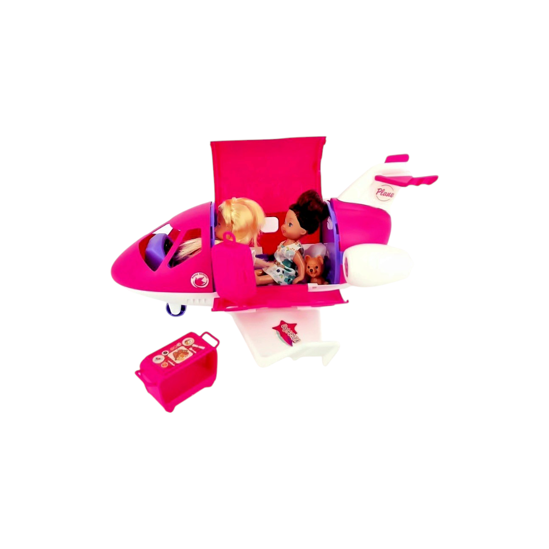 Poupée Lolly Kid et son avion