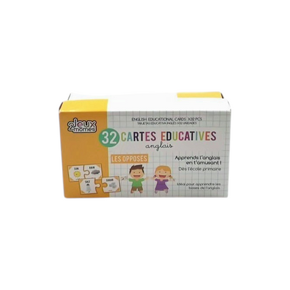 Cartes éducatives - Anglais