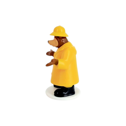 Figurine - Masha et Michka - Michka avec imperméable jaune