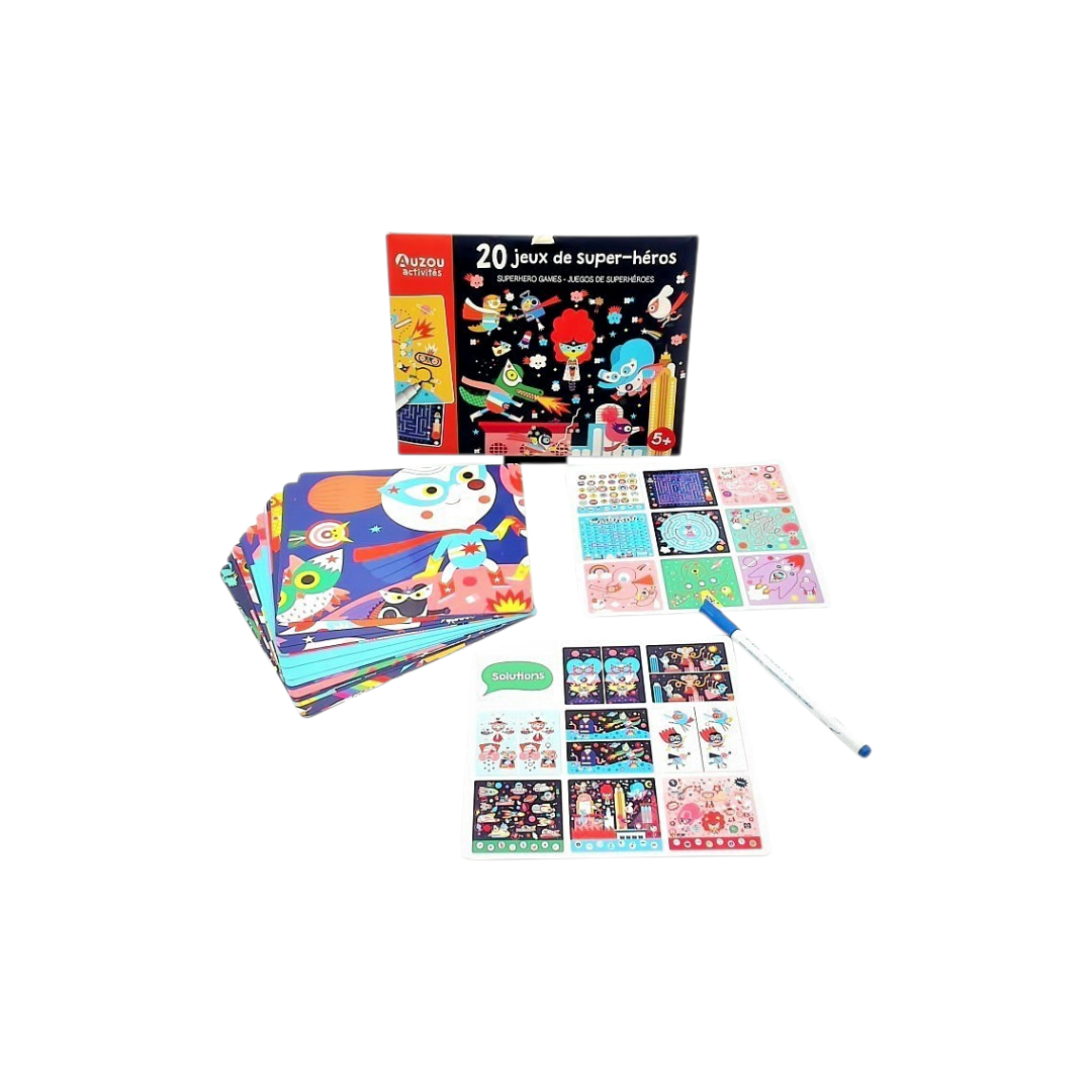 Ma pochette de jeux - 20 Jeux de super-héros