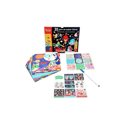 Ma pochette de jeux - 20 Jeux de super-héros
