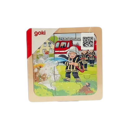 Puzzle - Pompiers - 9 pièces