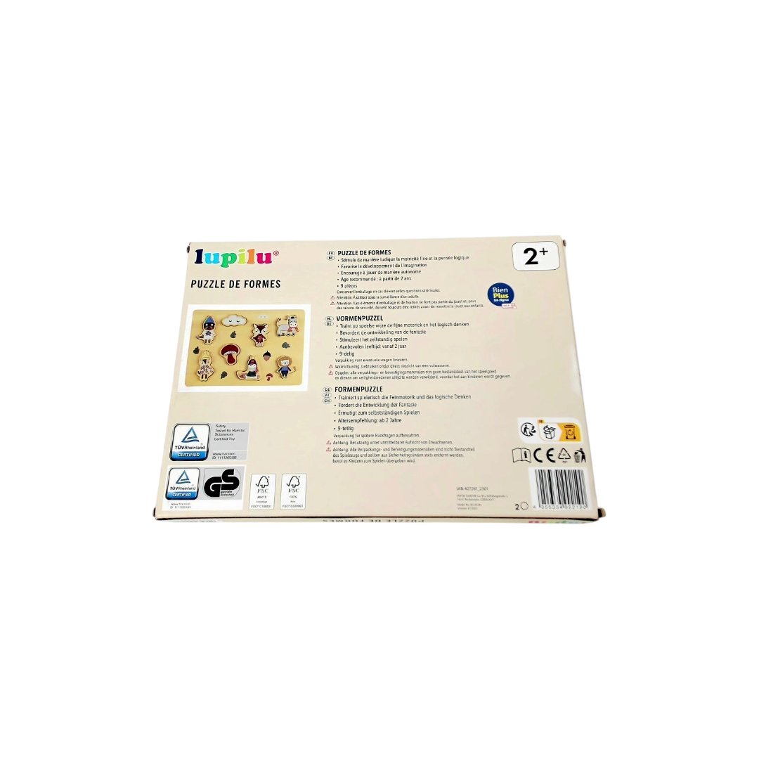 Puzzle de formes en bois - Animaux