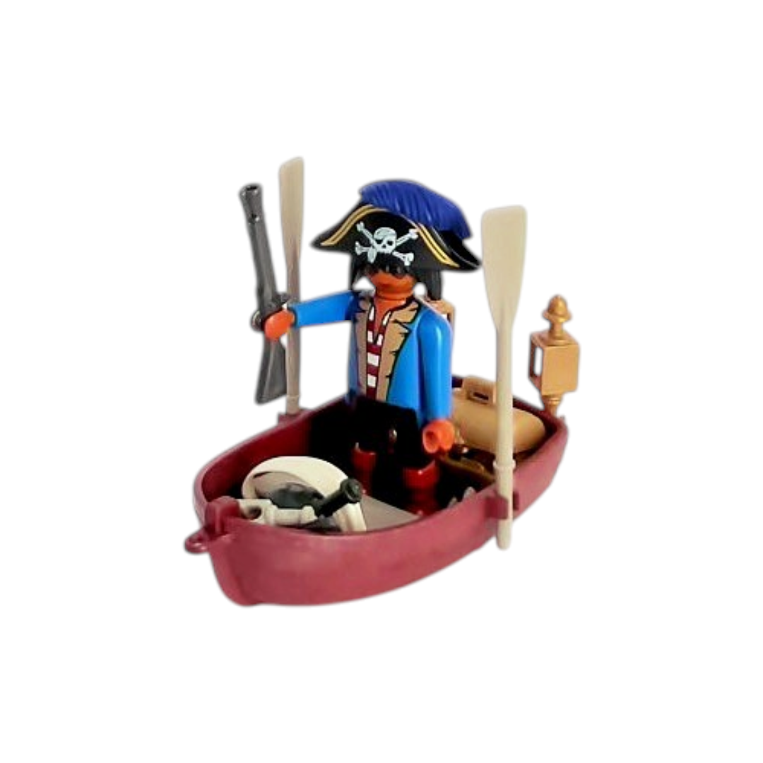 Playmobil - Pirate avec barque et trésor - 4942
