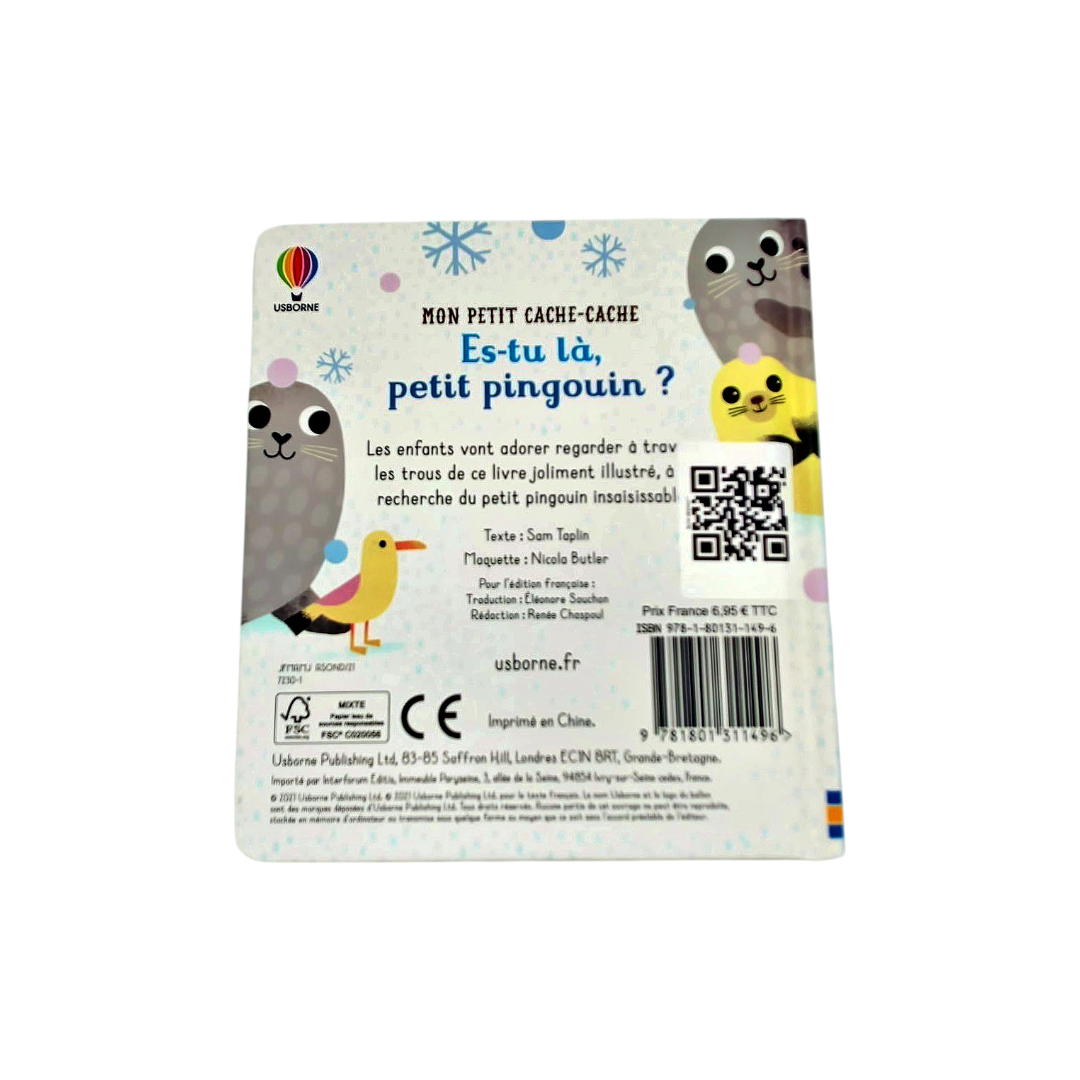 Mon petit cache cache - Es-tu là, petit pingouin ?
