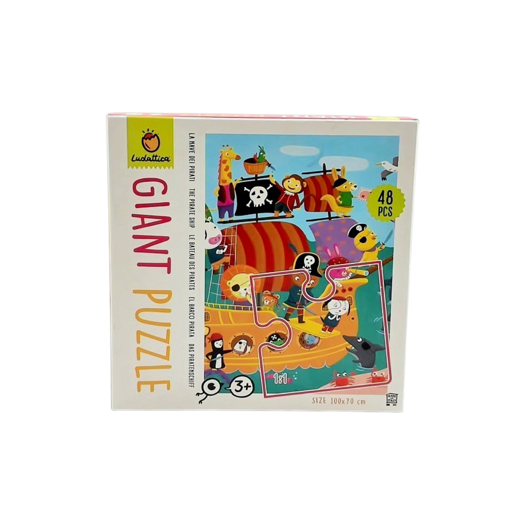 Giant puzzle - Le bateau des pirates - 48 pièces