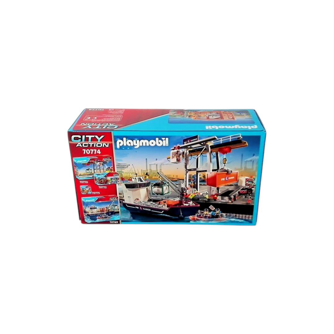 Playmobil City Action - Ouvrier et conteneur - 70774
