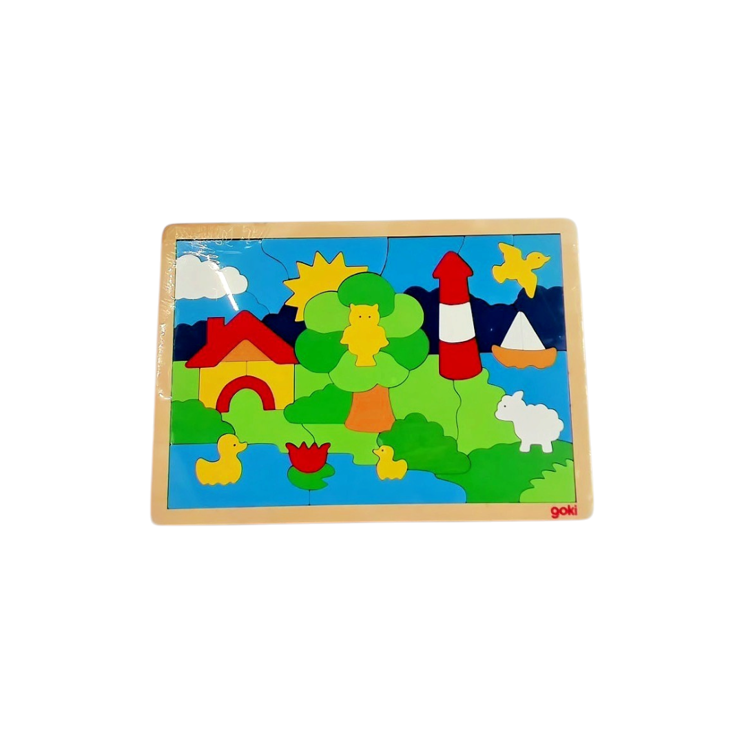 Puzzle en bois - Le phare - 52 pièces