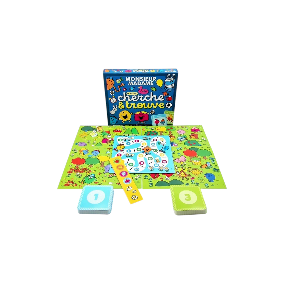 Monsieur Madame - Coffret jeu cherche et trouve