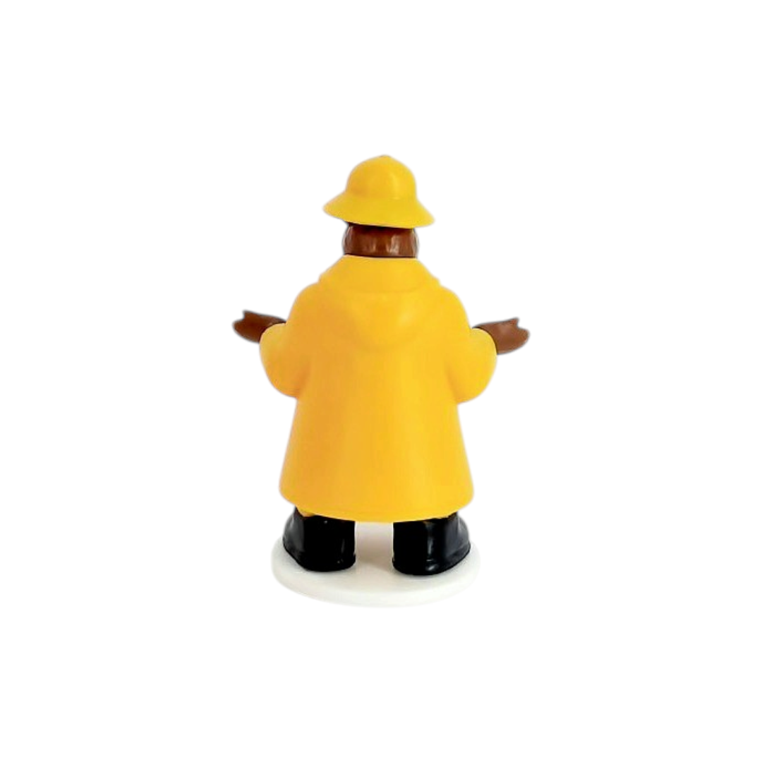 Figurine - Masha et Michka - Michka avec imperméable jaune