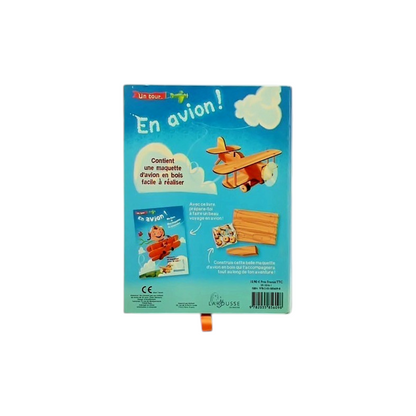 Un tour en avion ! - Livre et maquette en bois