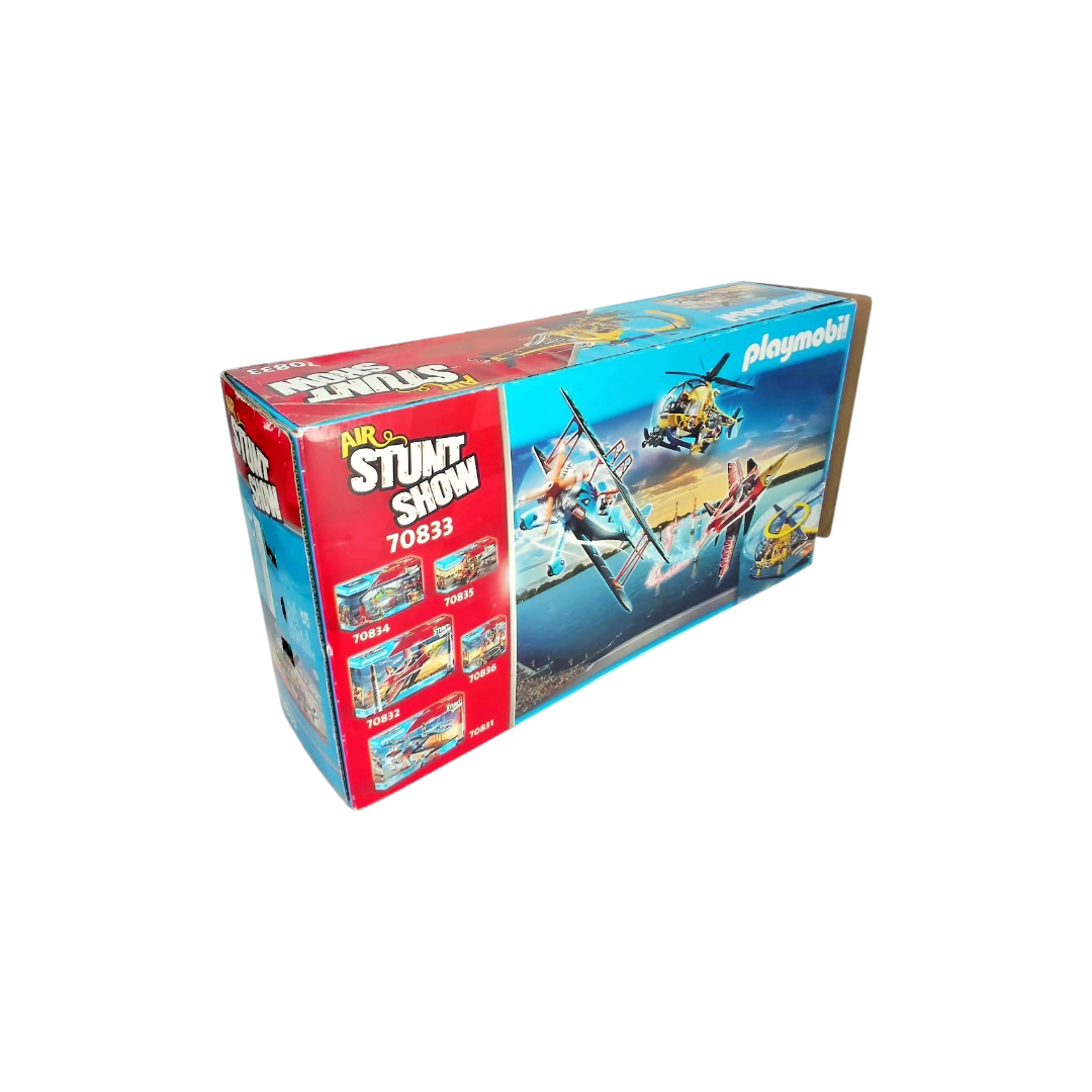 Playmobil - Hélicoptère et équipe de tournage Air StuntShow - 70833