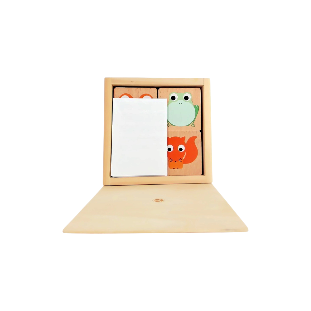 Educabul - Jeu de mémoire en bois - Animaux