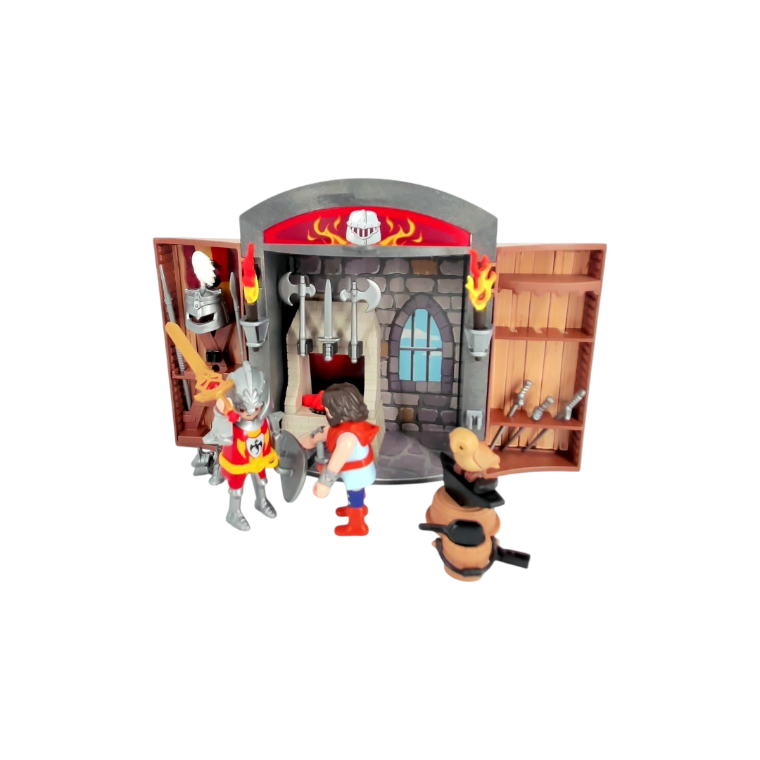 Playmobil - Coffre Chevalier et forgeron - 5637