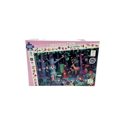 Puzzle Observation - Forêt enchantée - 100 pièces