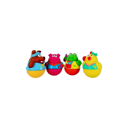 Figurines culbutos - Weebles animaux - x4