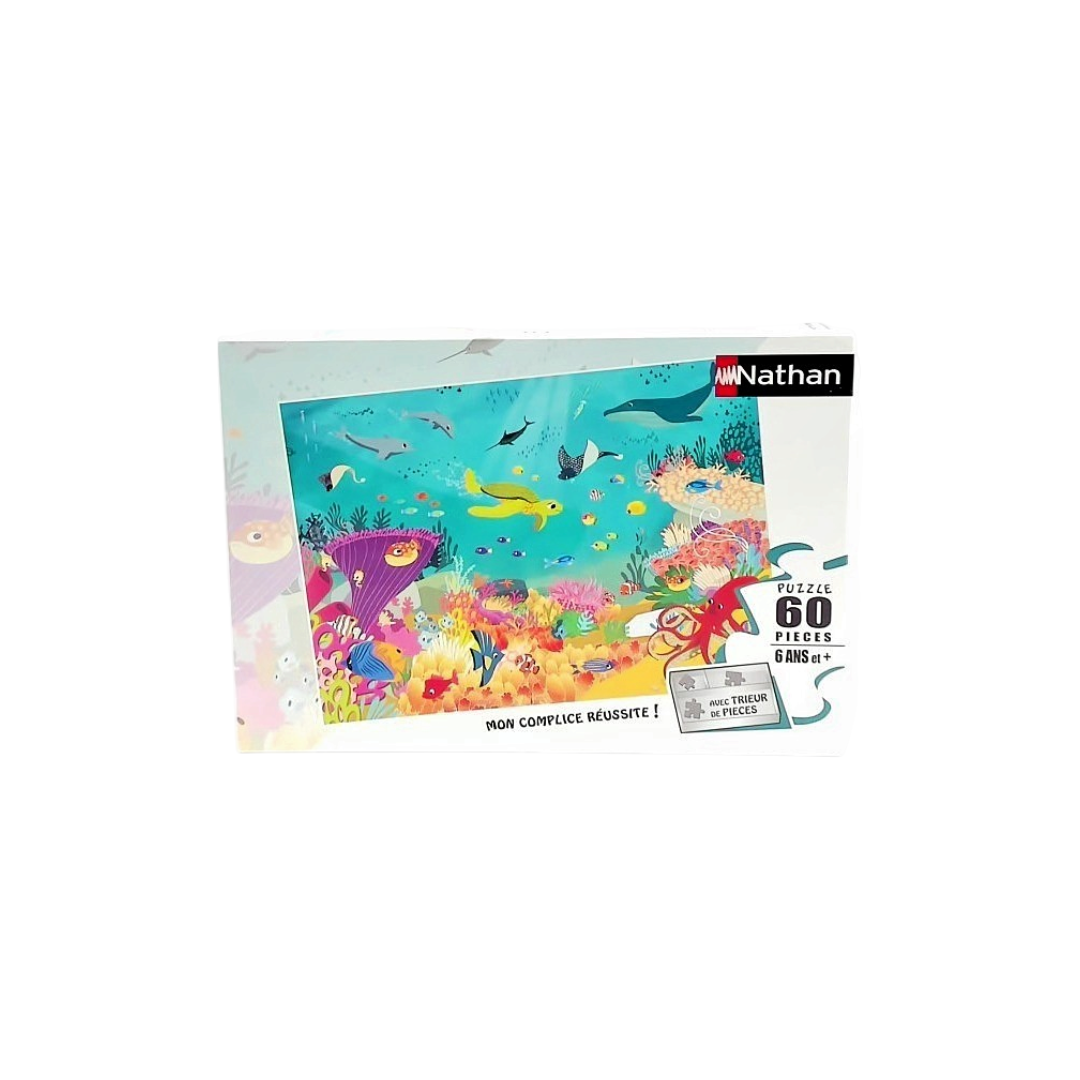Puzzle - les animaux des océans - 60pièces