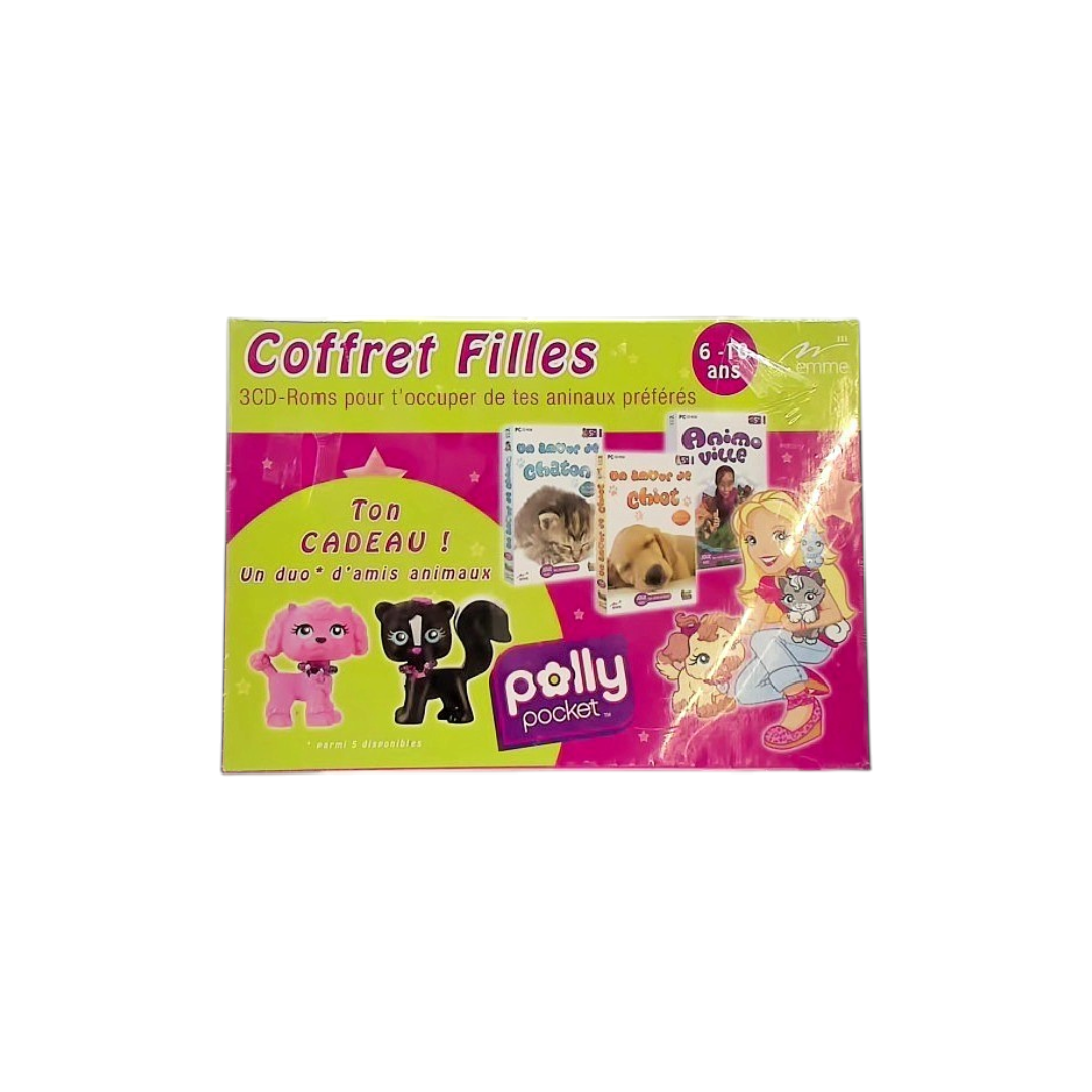 Coffret Filles - 3 CD-roms animaux et figurines Polly Pocket