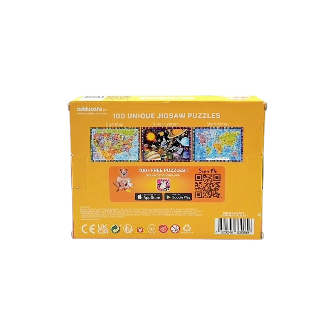 Puzzle - Forest Animals - 100 pièces