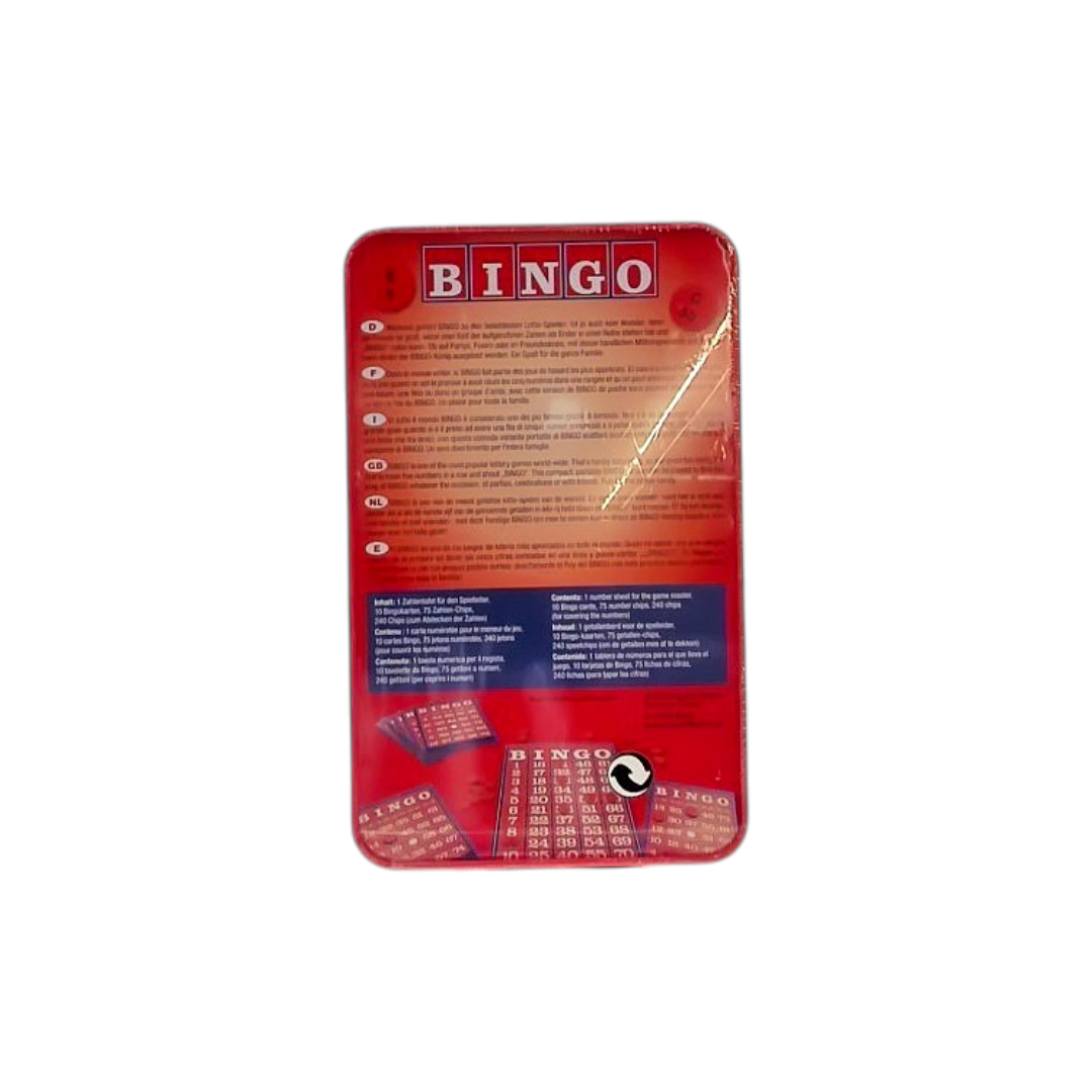 Bingo - Jeu de société en boîte métal