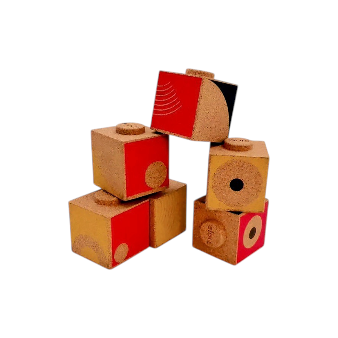 Puzzle blocks - Blocs de puzzle en liège
