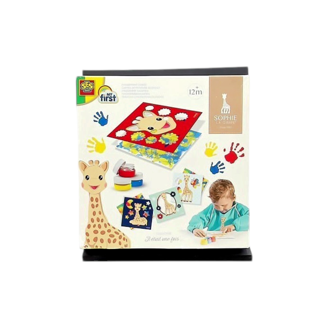 Sophie la girafe - Cartes à peindre au doigt